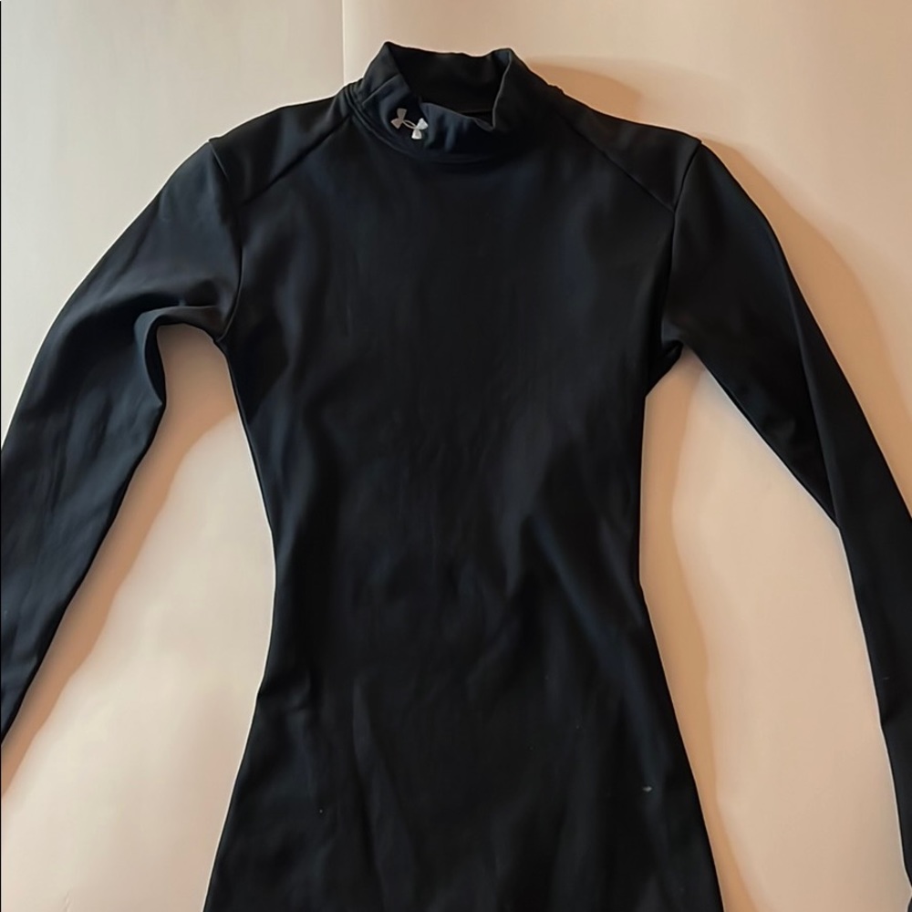 Under armour black mock neck thermal